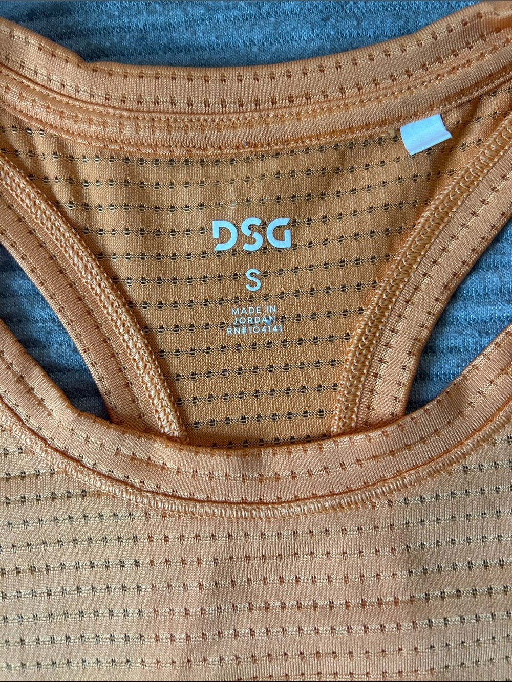 DSG Orange Mesh Racerback Tank - Picture 2 of 4